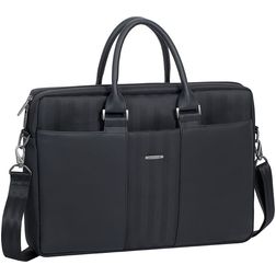 Rivacase Narita Business Sac à bandoulière Ordinateur portable Sacoche ordinateur - Noir