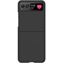 Mobigear Colors Motorola Razr 40 Plastique rigide Coque arrière - Noir