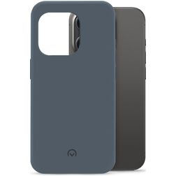 Mobilize Rubber Gelly Coque iPhone 15 Pro Coque arrière en TPU Souple - Matt Blue
