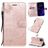 Mobigear Butterfly Housse iPhone 11 Etui Porte-Monnaie - Rose doré