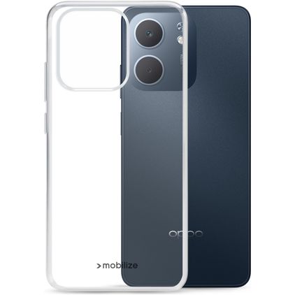 Mobilize Gelly Case Coque Transparente OPPO A5x Coque arrière en TPU Souple - Transparent