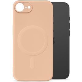 My Style Protective Flex Coque iPhone 16e MagSafe Coque arrière en TPU Souple - Soft Pink