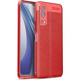 Mobigear Luxury Coque Vivo Y52 Coque arrière en TPU Souple - Rouge