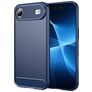 Mobigear Brushed Slim Coque iPhone Air Coque arrière en TPU Souple - Bleu