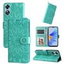 Mobigear Sunflower Housse OPPO A17 Etui Porte-Monnaie - Vert