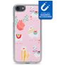 My Style Magneta Coque iPhone SE (2022) Coque arrière en TPU Souple - Pink Alpaca