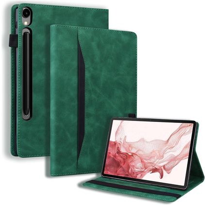 Mobigear Folio Coque Samsung Galaxy Tab S11 Ultra Etui - Vert