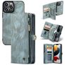 Caseme 008 Housse iPhone 13 Pro Max Etui avec Coque Détachable Porte-Monnaie - Bleu
