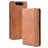 Mobigear Sensation Housse Samsung Galaxy A80 Etui Porte-Monnaie - Cognac
