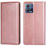 Mobigear Wallet Housse Motorola Edge 30 Fusion Etui Porte-Monnaie - Rose doré