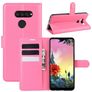 Mobigear Classic Housse LG K50s Etui Porte-Monnaie - Magenta