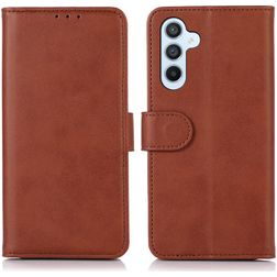 Mobigear Wallet Housse Samsung Galaxy S25 FE Etui Porte-Monnaie - Marron