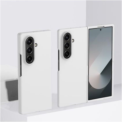 Mobigear Colors Samsung Galaxy Z Fold 7 Plastique rigide Coque arrière - Blanc