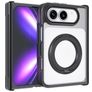 Mobigear Shockproof Coque iPhone Duo MagSafe Coque arrière Rigide avec Support Amovible - Noir