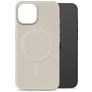 My Style Protective Flex Coque iPhone 13 MagSafe Coque arrière en TPU Souple - Antique White