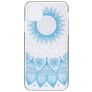 Mobigear Design Coque iPhone 11 Pro Max Coque arrière en TPU Souple - Transparent / Bleu