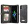 Caseme 008 Housse iPhone X Etui avec Coque Détachable Porte-Monnaie - Noir