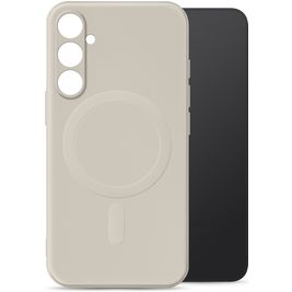 My Style Protective Flex Coque Samsung Galaxy A35 MagSafe Coque arrière en TPU Souple - Antique White