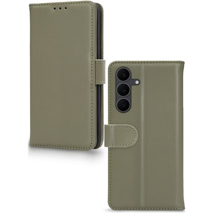Mobilize Premium Gelly Housse Samsung Galaxy S25 FE Etui Porte-Monnaie - Vert