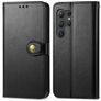 Mobigear Snap Button Housse Samsung Galaxy S25 Ultra Etui Porte-Monnaie - Noir