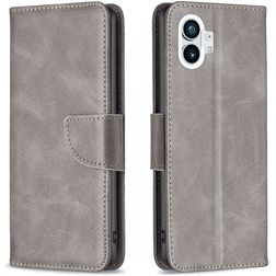 Mobigear Excellent Housse Nothing Phone (1) Etui Porte-Monnaie - Gris