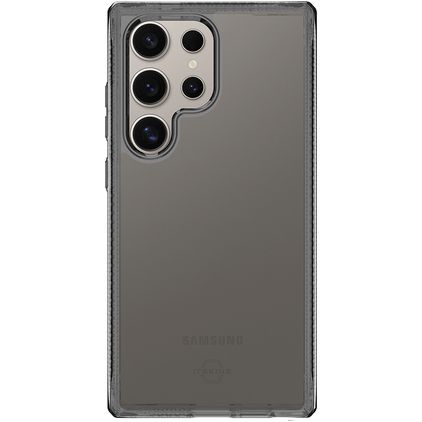 ITSkins SpectrumClear-R Coque Samsung Galaxy S24 Ultra Coque arrière en TPU Souple Anti-Chocs - Smoke