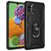 Mobigear Armor Ring Coque Samsung Galaxy A41 Coque arrière Rigide Anti-Chocs avec Anneau-Support - Noir