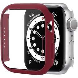 Mobigear Colors Coque Apple Watch - 45 mm Coque Rigide - Bordeaux