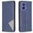 Mobigear Rhombus Slim Housse Motorola Moto G85 Etui - Bleu