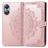 Mobigear Mandala Housse OPPO A17 Etui Porte-Monnaie - Rose doré