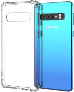 Mobigear Cushion Coque Transparente Samsung Galaxy S10 Coque arrière en TPU Souple Anti-Chocs - Transparent