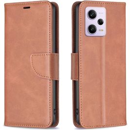 Mobigear Excellent Housse Xiaomi Redmi Note 12 Pro Plus Etui Porte-Monnaie - Marron