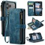 CaseMe C30 Housse iPhone 17 Pro Max Etui Porte-Monnaie - Bleu
