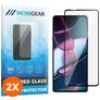 Mobigear Premium Motorola Edge X30 Verre trempé Protection d'écran - Compatible Coque - Noir (Lot de 2)