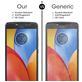 Mobigear Motorola Moto E4 Verre trempé Protection d'écran - Compatible Coque