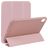 Mobigear Tri-Fold Gel Coque iPad Mini 7 (2024) Etui en TPU,Similicuir - Rose doré