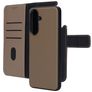 Mobiparts Housse Samsung Galaxy A57 Etui avec Coque Détachable en Cuir Véritable Porte-Monnaie - Taupe