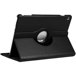 Mobigear DuoStand Coque Huawei MediaPad T5 10.1 Etui Rotatif - Noir