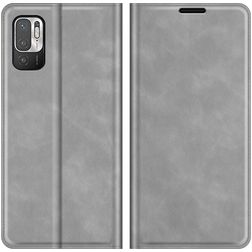 Mobigear Retro Slim Housse POCO M3 Pro Etui Porte-Monnaie - Gris