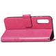 Mobigear Clover Housse Samsung Galaxy A7 (2018) Etui Porte-Monnaie - Magenta