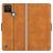 Mobigear Slim Magnet Housse Realme C25Y Etui Porte-Monnaie - Cognac