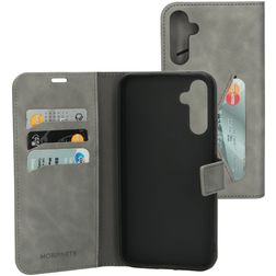 Mobiparts Classic Wallet Housse Samsung Galaxy A34 Etui Porte-Monnaie - Granite Grey