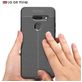 Mobigear Luxury Coque LG G8 ThinQ Coque arrière en TPU Souple - Rouge