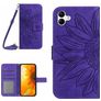 Mobigear Sunflower Samsung Galaxy A05 Étui Portefeuille - Violet