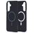 Mobiparts Slim Line Samsung Galaxy A37 MagSafe Plastique rigide Coque arrière - Noir