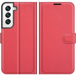 Mobigear Classic Housse Samsung Galaxy S22 Etui Porte-Monnaie - Rouge