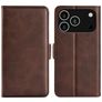 Mobigear Slim Magnet Housse iPhone 18 Pro Max Etui Porte-Monnaie - Marron