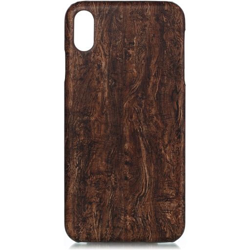Mobigear Nature Coque iPhone XS Max Coque arrière en TPU Souple - Ebony