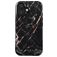 Burga Tough Coque iPhone 16 Plus Coque arrière Rigide Anti-Chocs - Rose Gold Marble