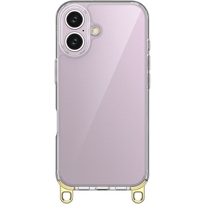 Mobigear Bungy iPhone 16 Plastique rigide Coque arrière - Or